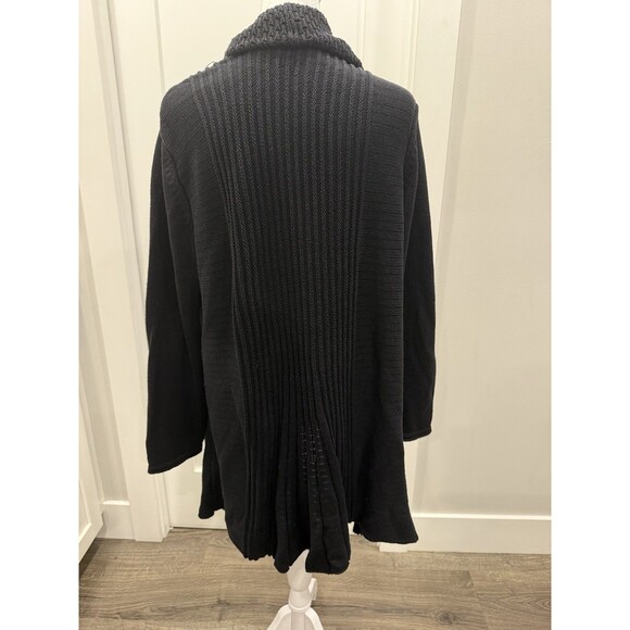 Women’s Vicki Wayne Long Sweater Cardigan Duster Large EUC - Picture 5 of 9